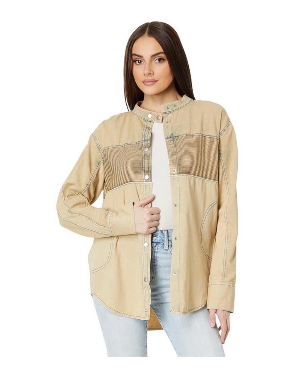 Free People Moto Shirt